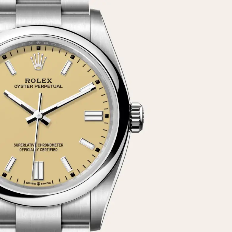 rolex oyster perpetual in oystersteel, M126000-0012- watch palace, Third image
