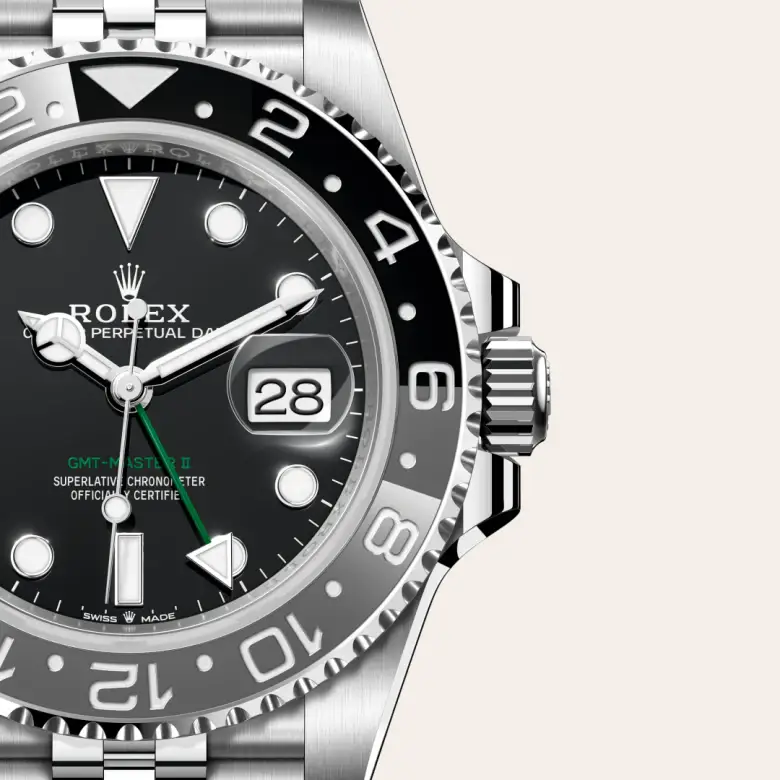 rolex gmt-master ii in oystersteel, m126710grnr-0003 - watch palace, Third image