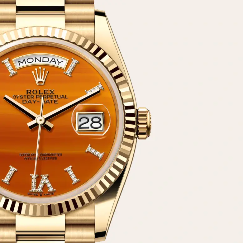 rolex day-date in 18 ct yellow gold, M128238-0088- watch palace, Third image