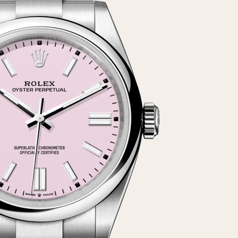 rolex oyster perpetual in oystersteel, M134300-0013- watch palace, Third image