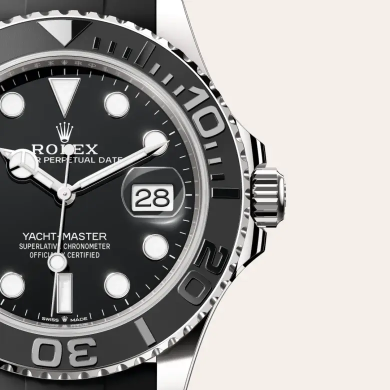 rolex yacht-master in 18 ct white gold, m226659-0002 - watch palace, Third image