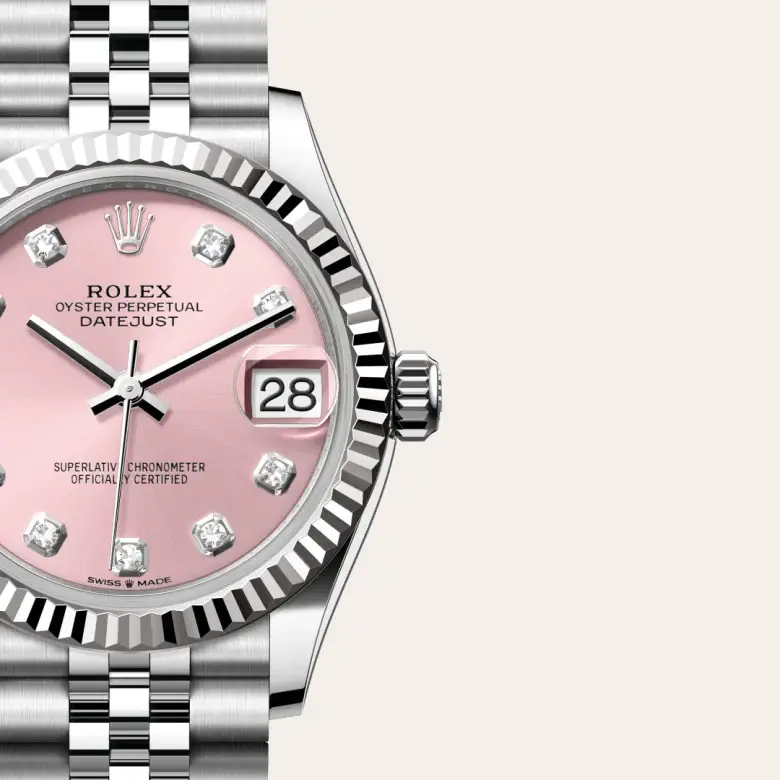 rolex datejust in white rolesor, M278274-0032- watch palace, Third image