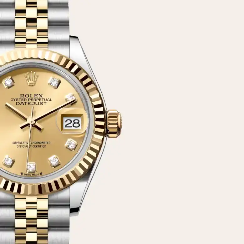 rolex lady-datejust in yellow rolesor, M279173-0011- watch palace, Third image