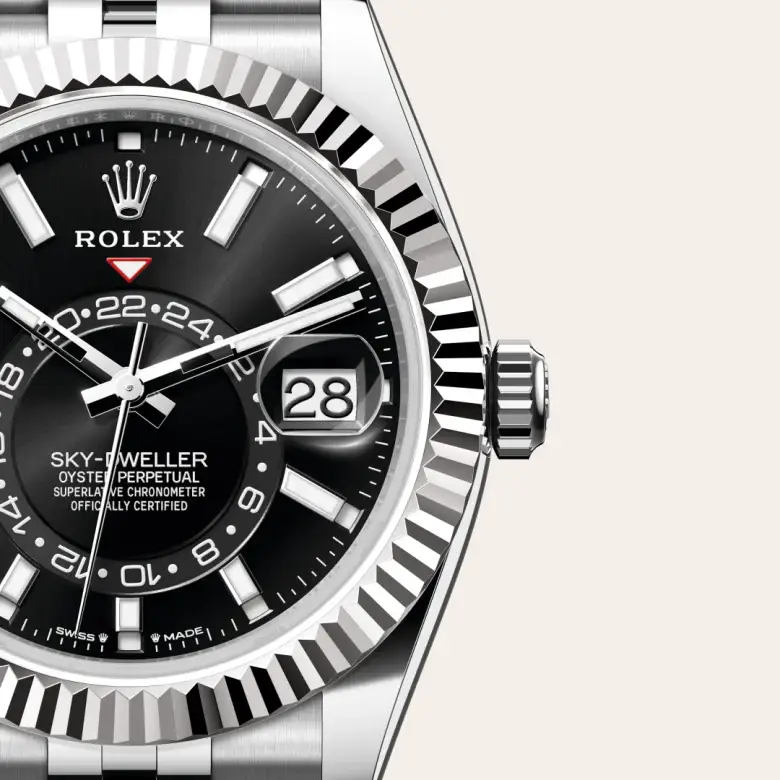 rolex sky-dweller in white rolesor, M336934-0008- watch palace, Third image