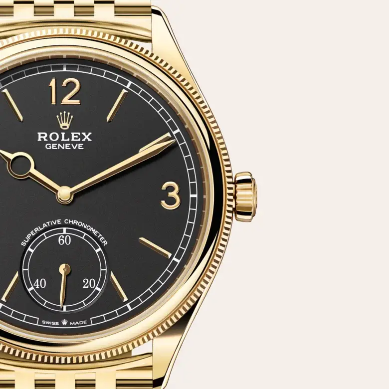 rolex 1908 in 18 ct yellow gold, M52508-0007- watch palace, Third image