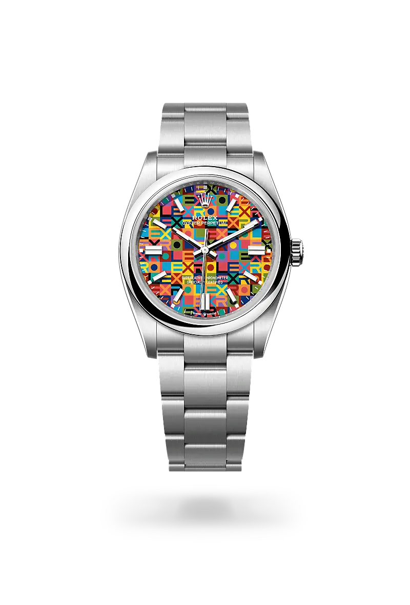 Rolex Oyster Perpetual 36 in Oyster, 36 mm, Oystersteel, M126000-0016 - Watch Palace
