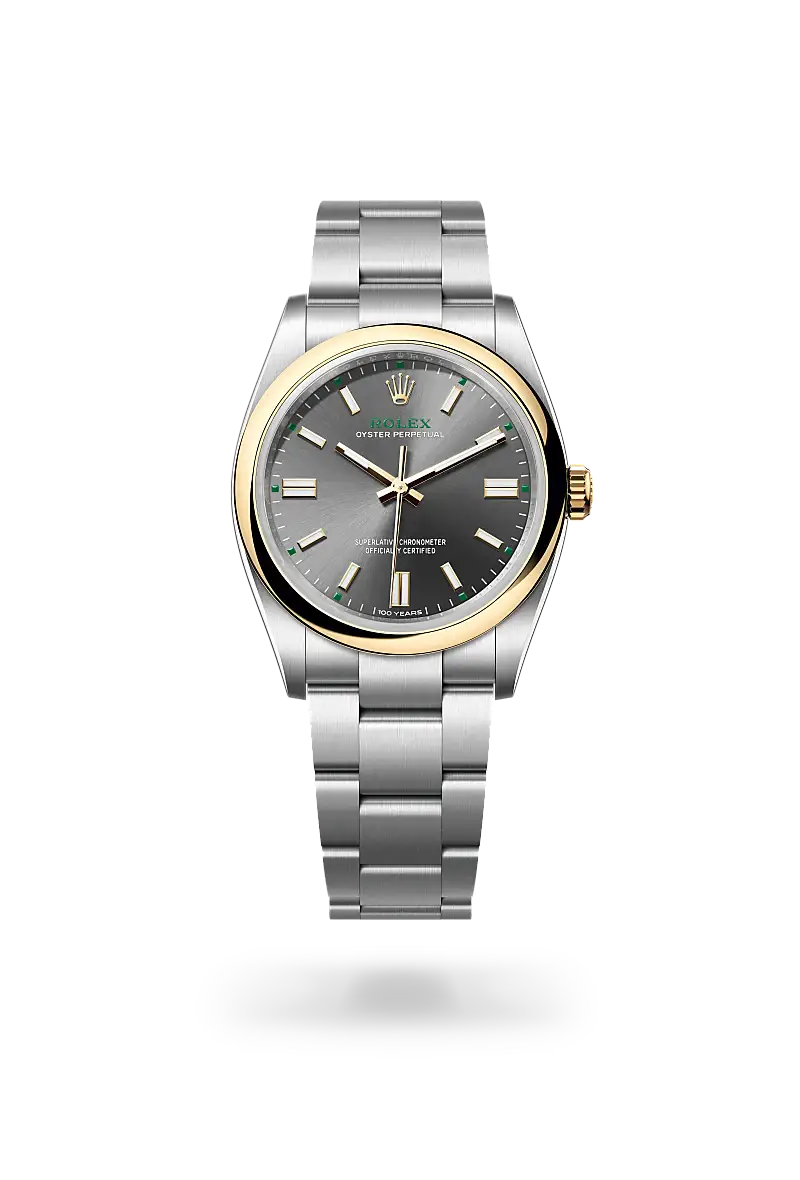 Rolex Oyster Perpetual 36 in Oyster, 36 mm, Oystersteel and yellow gold, M126003-0001 - Watch Palace