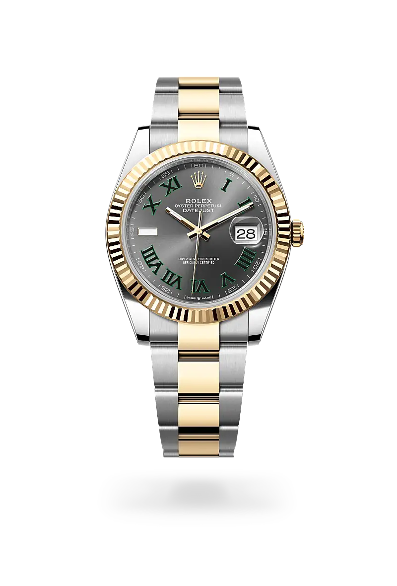 Rolex Datejust 41 in Oyster, 41 mm, Oystersteel and yellow gold, M126333-0019 - Watch Palace
