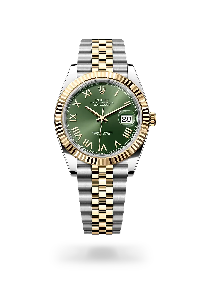 Rolex Datejust 41 in Oyster, 41 mm, Oystersteel and yellow gold, M126333-0024 - Watch Palace