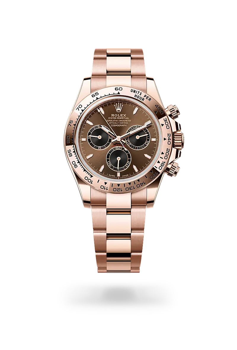 Rolex Cosmograph Daytona in Oyster, 40 mm, Everose gold, M126505-0005 - Watch Palace