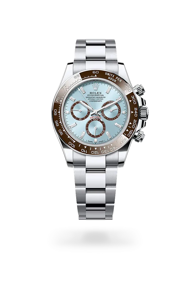 Rolex Cosmograph Daytona in Oyster, 40 mm, platinum, M126506-0002 - Watch Palace
