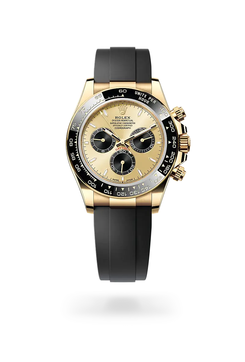 Rolex Cosmograph Daytona in Oyster, 40 mm, yellow gold, M126518LN-0012 - Watch Palace