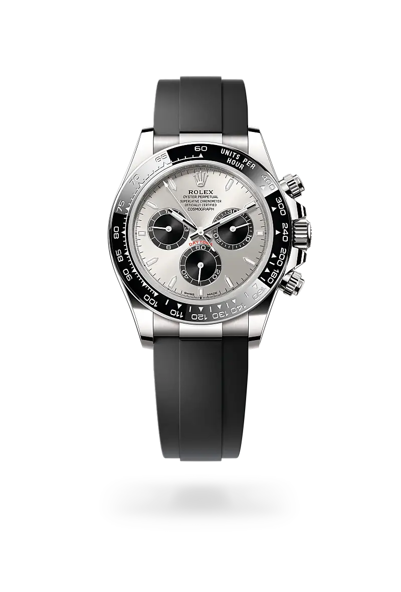 Rolex Cosmograph Daytona in Oyster, 40 mm, white gold, M126519LN-0006 - Watch Palace