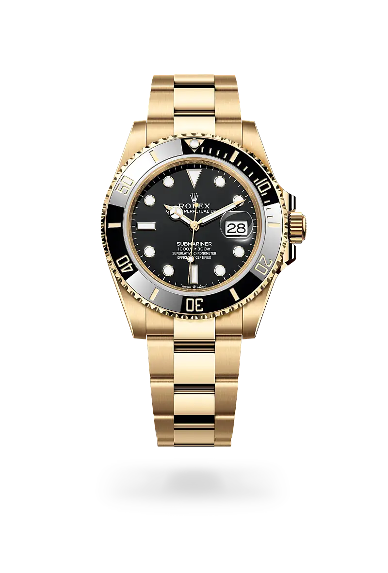 Rolex Submariner Date in Oyster, 41 mm, yellow gold, M126618LN-0002 - Watch Palace