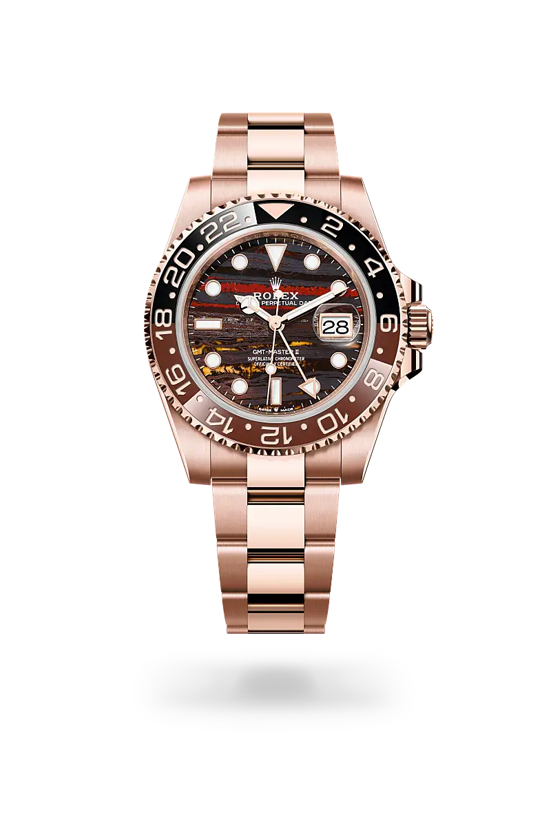 Rolex GMT-Master II in Oyster, 40 mm, Everose gold, M126715CHNR-0002 - Watch Palace