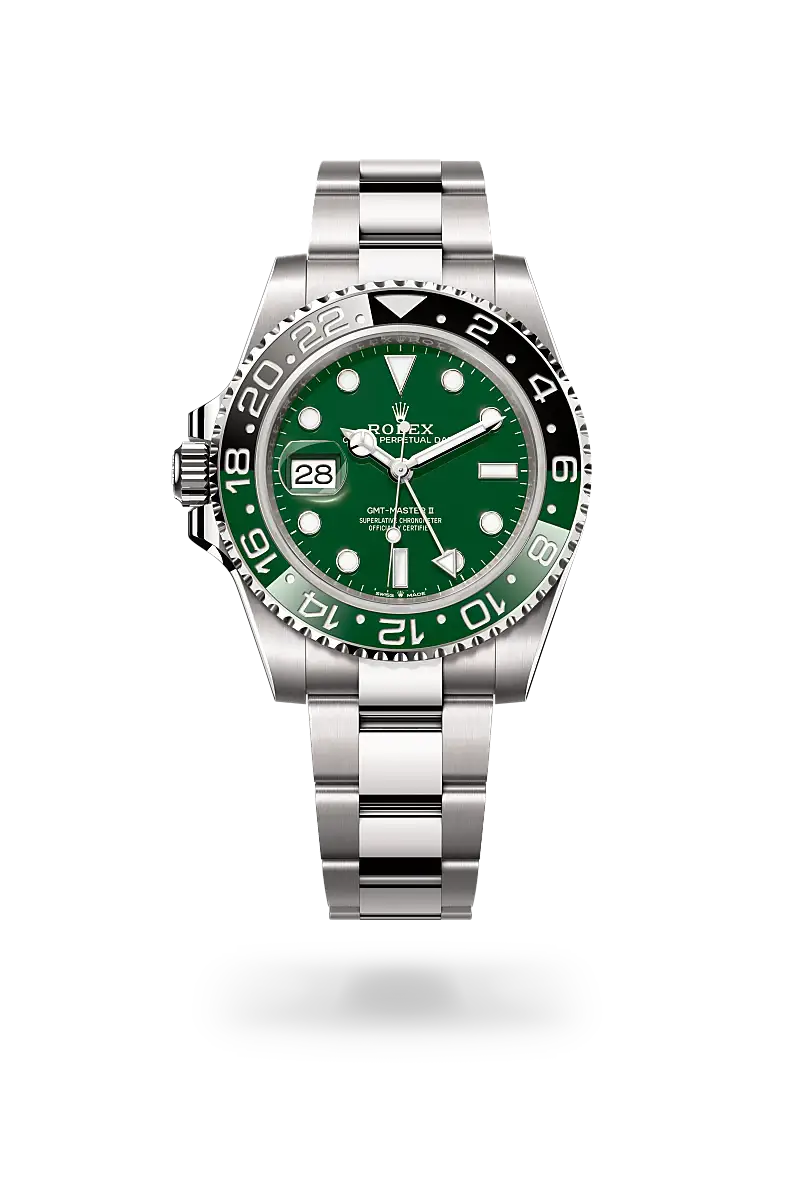 Rolex GMT-Master II in Oyster, 40 mm, white gold, M126729VTNR-0001 - Watch Palace