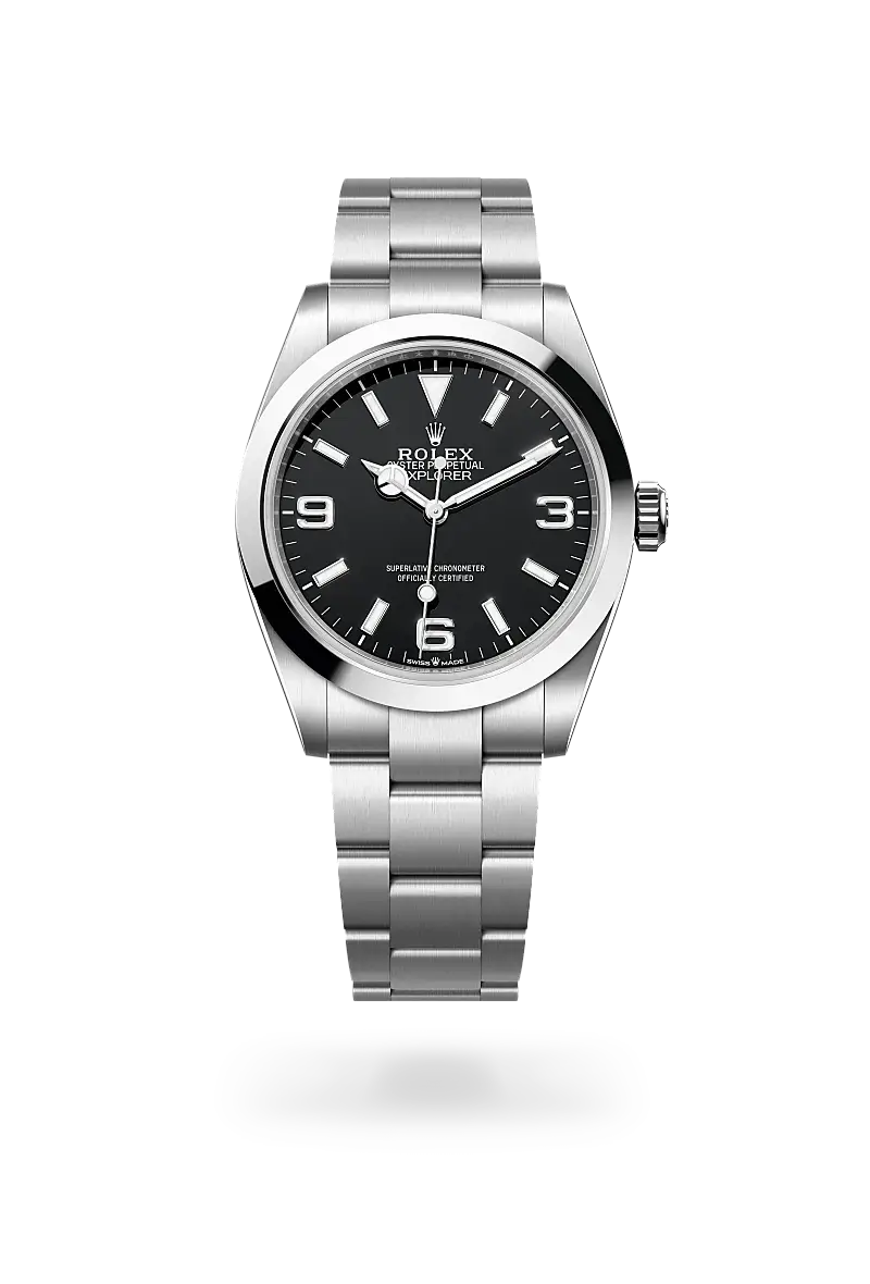 Rolex Explorer 40 in Oyster, 40 mm, Oystersteel, M224270-0001 - Watch Palace