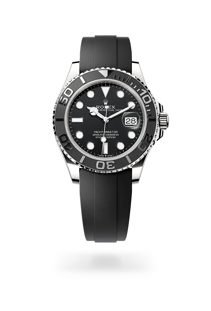 Rolex Yacht-Master 42 in Oyster, 42 mm, white gold, M226659-0002 - Watch Palace