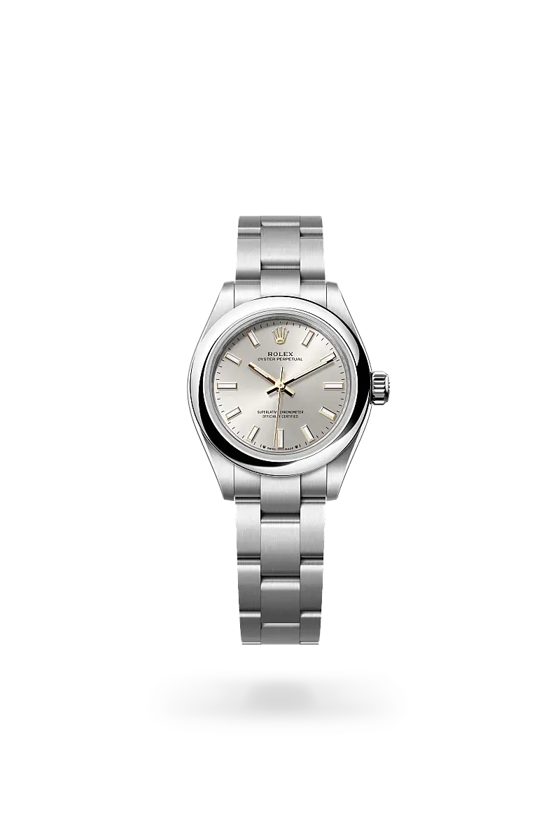 Rolex Oyster Perpetual 28 in Oyster, 28 mm, Oystersteel, M276200-0001 - Watch Palace