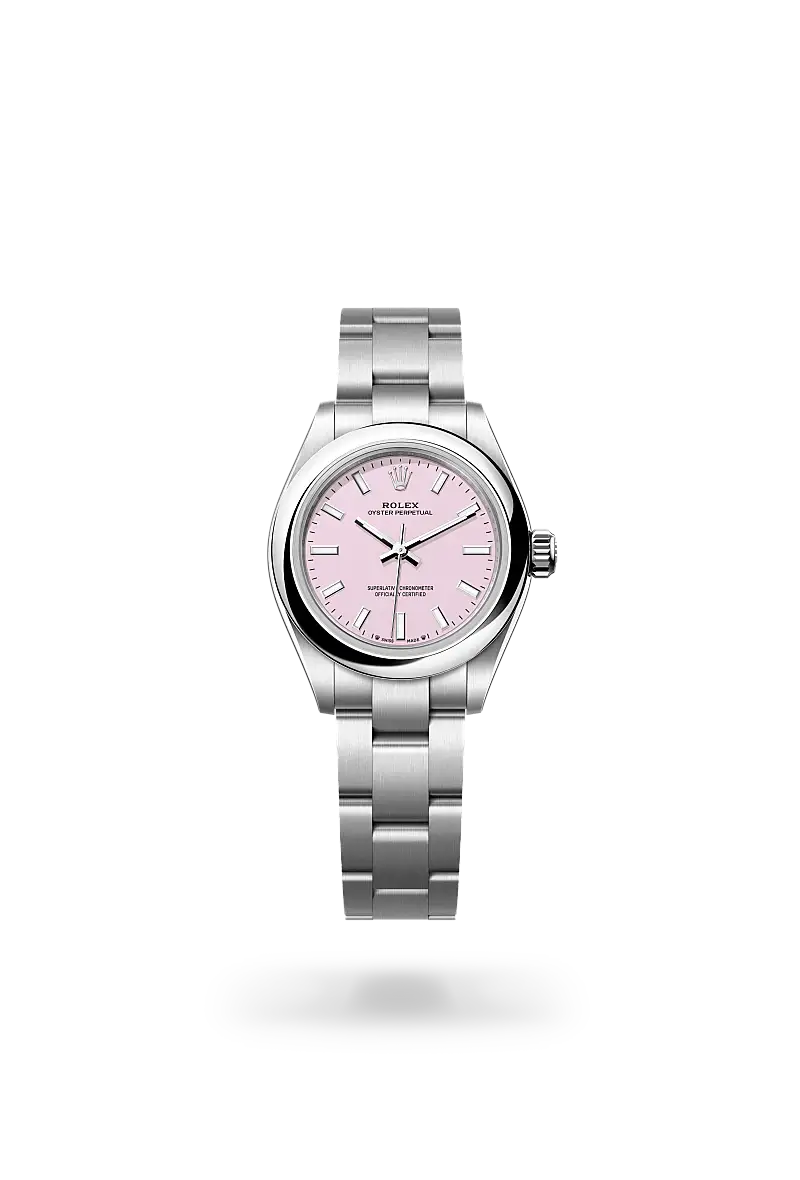 Rolex Oyster Perpetual 28 in Oyster, 28 mm, Oystersteel, M276200-0009 - Watch Palace
