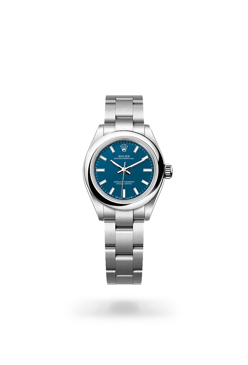 Rolex Oyster Perpetual 28 in Oyster, 28 mm, Oystersteel, M276200-0011 - Watch Palace