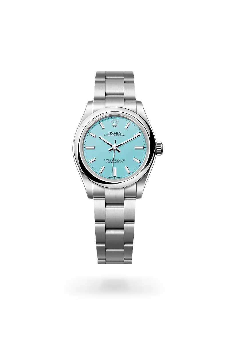 Rolex Oyster Perpetual 31 in Oyster, 31 mm, Oystersteel, M277200-0007 - Watch Palace