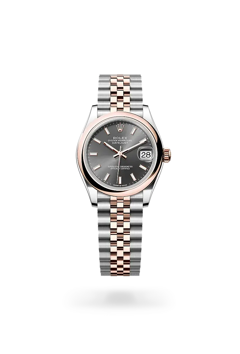 Rolex Datejust 31 in Oyster, 31 mm, Oystersteel and Everose gold, M278241-0018 - Watch Palace