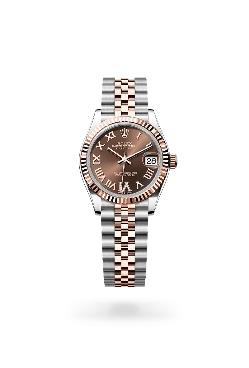 Rolex Datejust 31 in Oyster, 31 mm, Oystersteel and Everose gold, M278271-0004 - Watch Palace