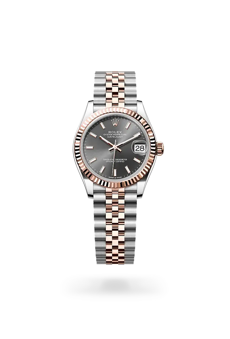 Rolex Datejust 31 in Oyster, 31 mm, Oystersteel and Everose gold, M278271-0018 - Watch Palace