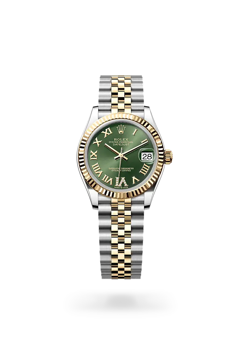 Rolex Datejust 31 in Oyster, 31 mm, Oystersteel and yellow gold, M278273-0016 - Watch Palace