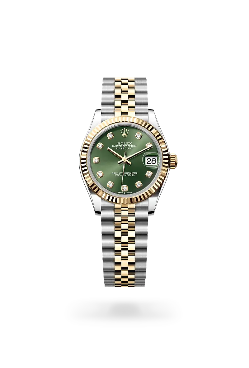 Rolex Datejust 31 in Oyster, 31 mm, Oystersteel and yellow gold, M278273-0030 - Watch Palace
