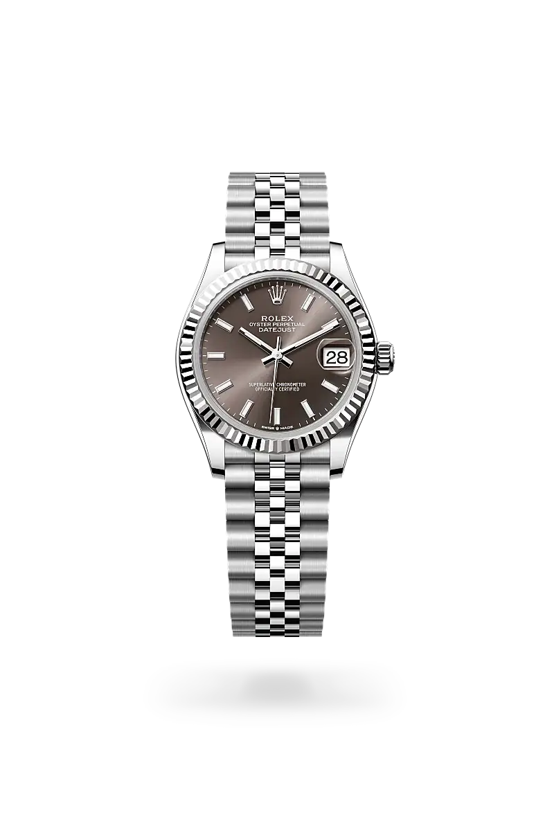 Rolex Datejust 31 in Oyster, 31 mm, Oystersteel and white gold, M278274-0016 - Watch Palace