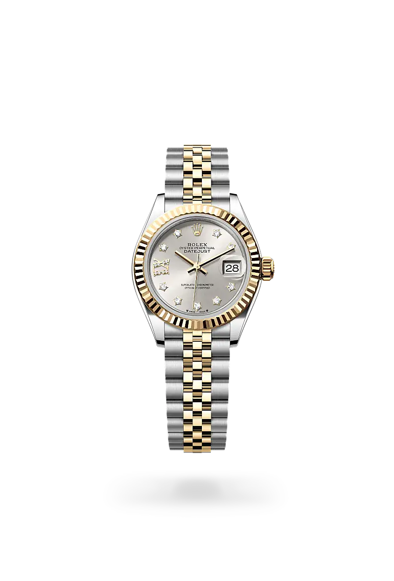 Rolex Lady-Datejust in Oyster, 28 mm, Oystersteel and yellow gold, M279173-0003 - Watch Palace