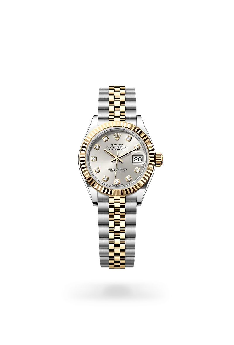 Rolex Lady-Datejust in Oyster, 28 mm, Oystersteel and yellow gold, M279173-0007 - Watch Palace