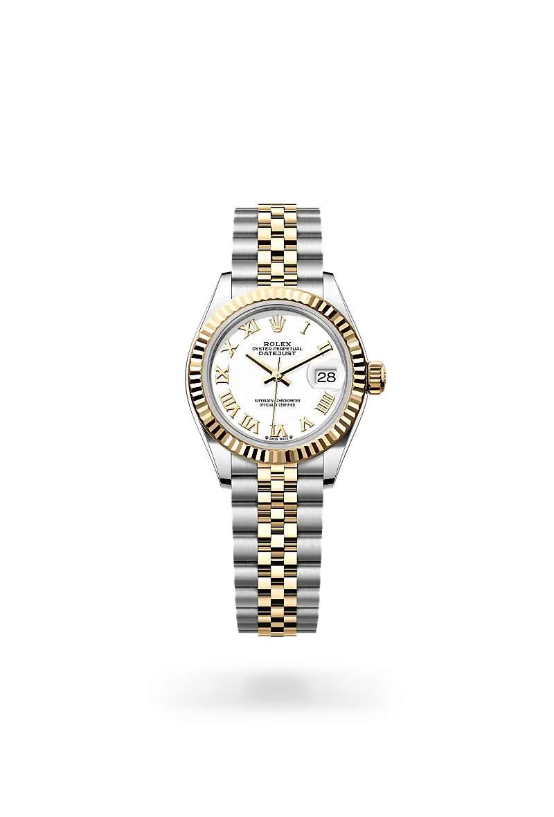 Rolex Lady-Datejust in Oyster, 28 mm, Oystersteel and yellow gold, M279173-0023 - Watch Palace