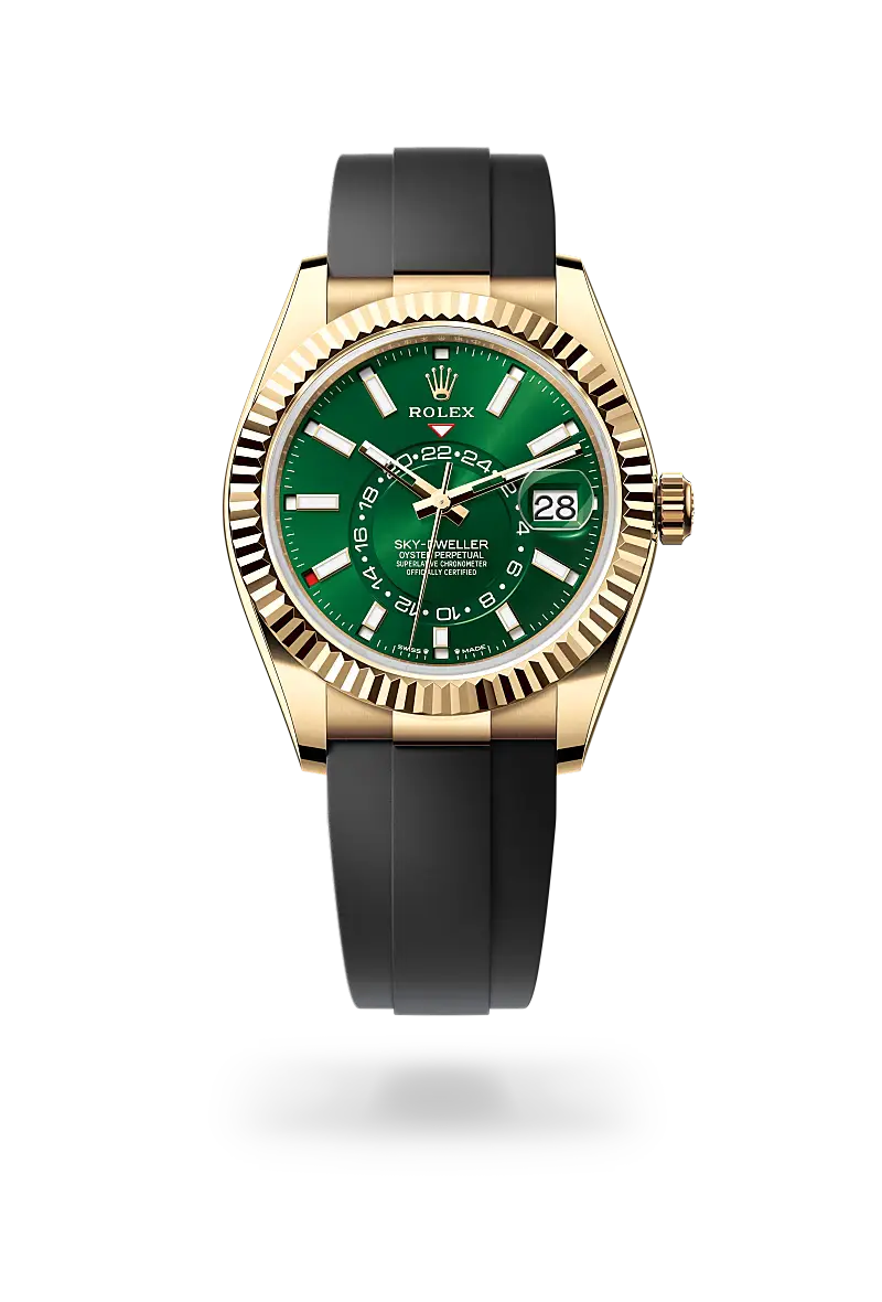 Rolex Sky-Dweller in Oyster, 42 mm, yellow gold, M336238-0004 - Watch Palace