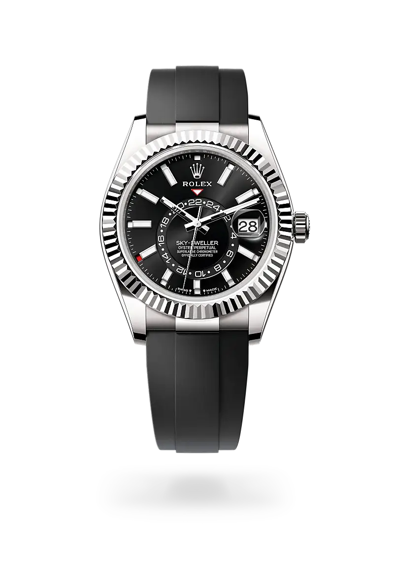 Rolex Sky-Dweller in Oyster, 42 mm, white gold, M336239-0002 - Watch Palace