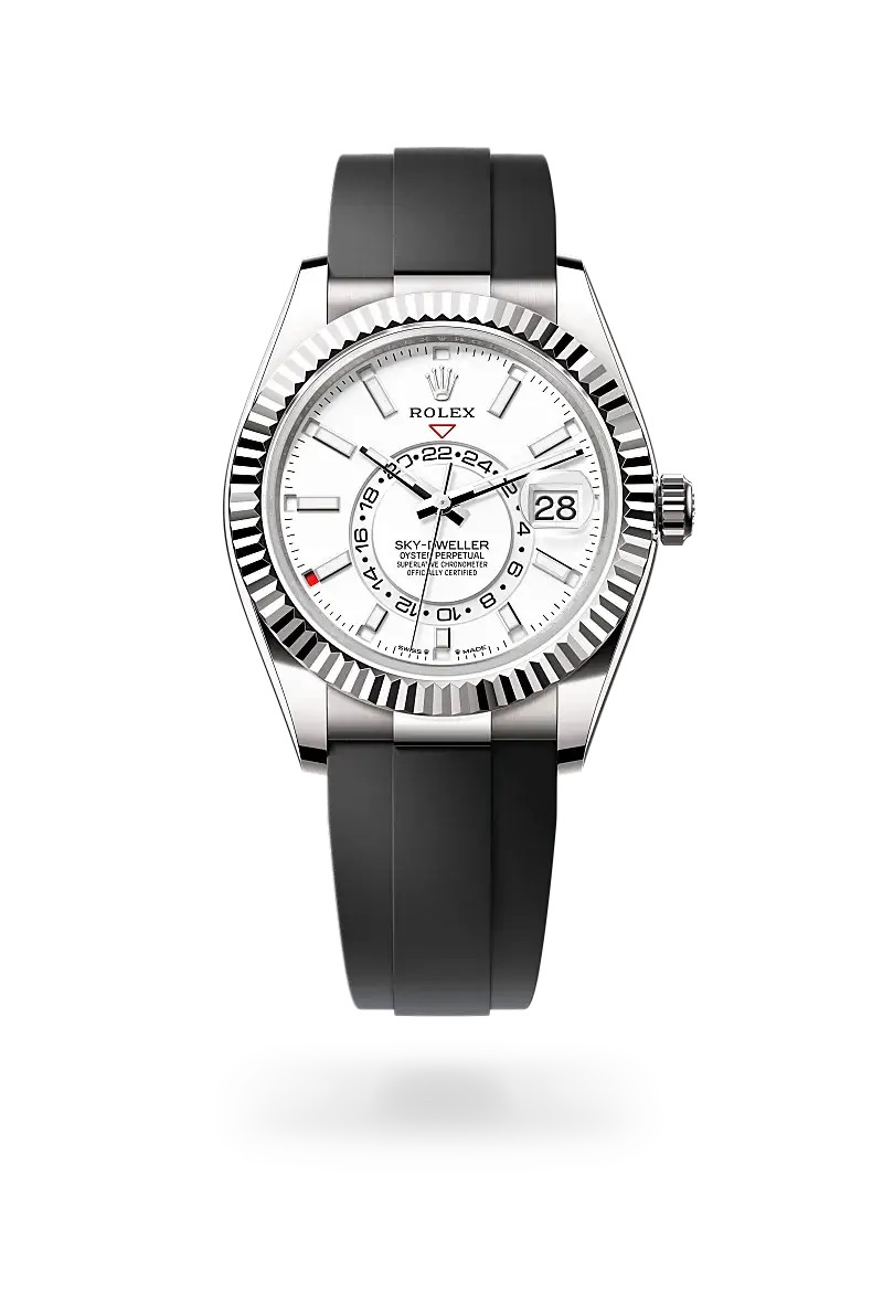 Rolex Sky-Dweller in Oyster, 42 mm, white gold, M336239-0003 - Watch Palace