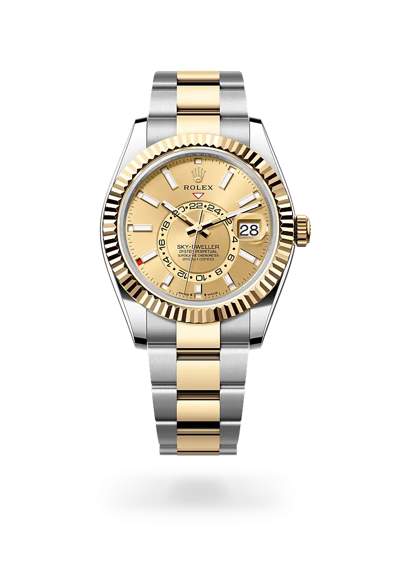 Rolex Sky-Dweller in Oyster, 42 mm, Oystersteel and yellow gold, M336933-0001 - Watch Palace
