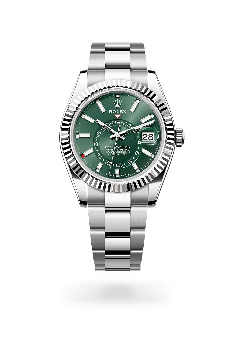 Rolex Sky-Dweller in Oyster, 42 mm, Oystersteel and white gold, M336934-0001 - Watch Palace