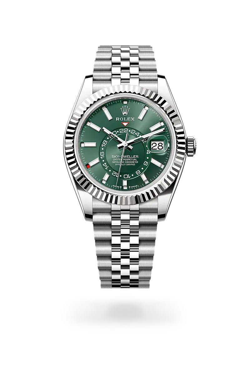 Rolex Sky-Dweller in Oyster, 42 mm, Oystersteel and white gold, M336934-0002 - Watch Palace