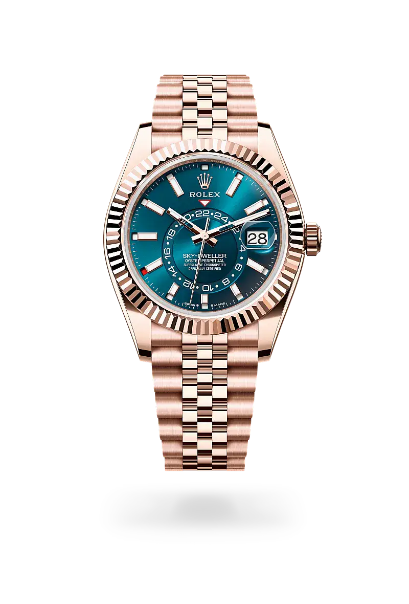 Rolex Sky-Dweller in Oyster, 42 mm, Everose gold, M336935-0005 - Watch Palace