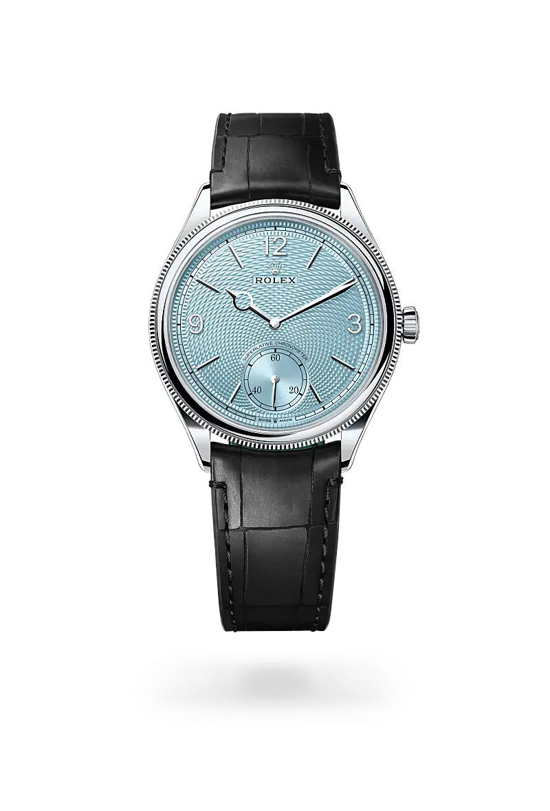 Rolex 1908 in 39 mm, platinum, polished finish, M52506-0003 - RETAILER