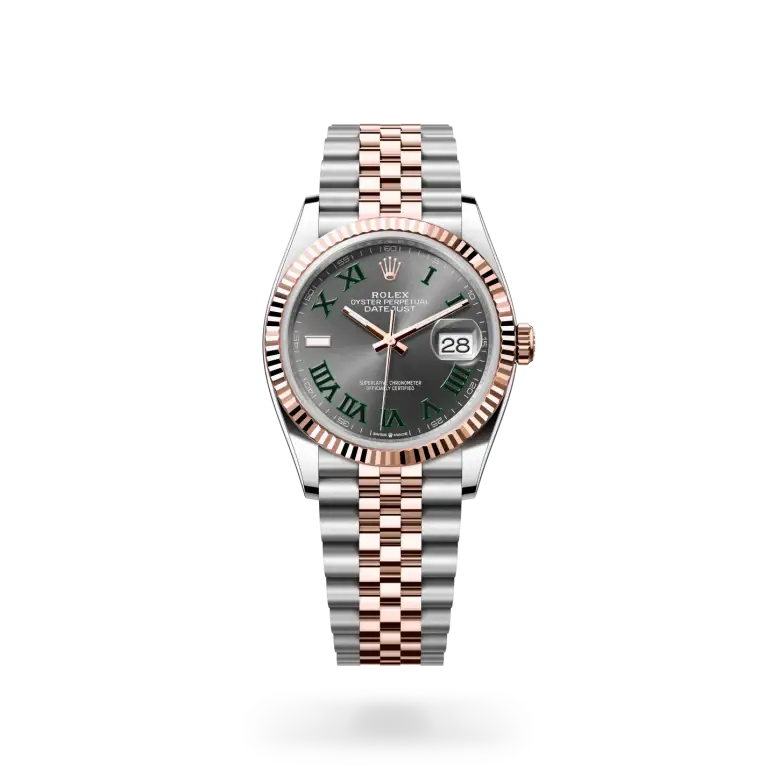 rolex datejust in everose rolesor, M126231-0029- watch palace
