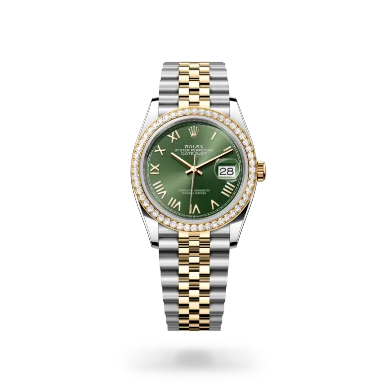 rolex datejust in yellow rolesor, M126283RBR-0039- watch palace