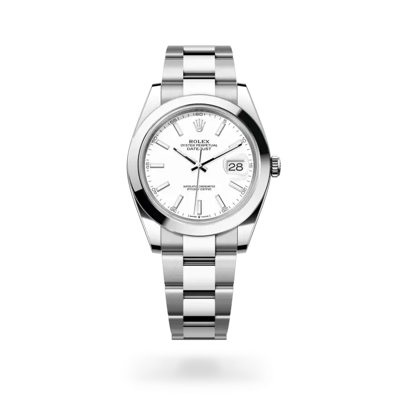 rolex datejust in oystersteel, m126300-0005 - watch palace