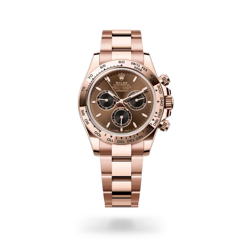 rolex cosmograph daytona in 18 ct everose gold, m126505-0005 - watch palace