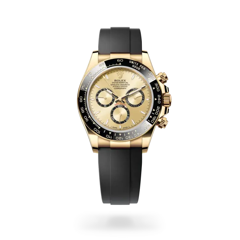 rolex cosmograph daytona in 18 ct yellow gold, M126518LN-0010- watch palace