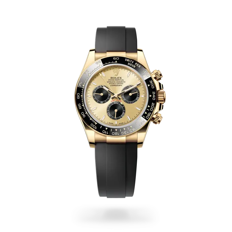 rolex cosmograph daytona in 18 ct yellow gold, M126518LN-0012- watch palace
