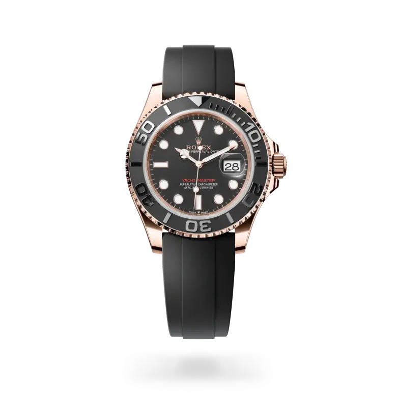 rolex yacht-master in 18 ct everose gold, m126655-0002 - watch palace